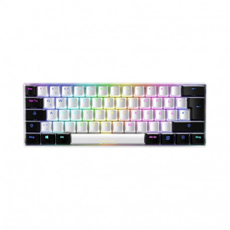 "Sharkoon SKILLER SGK50 S4 (wei/schwarz. DE-Layout. Kailh Red)"