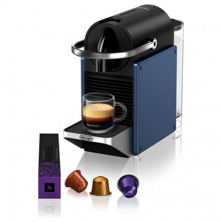 "DeLonghi Kaffeemaschine Nespresso Pixie EN*schwarz/blau*"