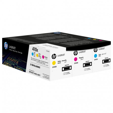 "HP 410X original LaserJet Toner cartridge CF325XM Cyaan Magenta Yellow High Yield 3-pack"