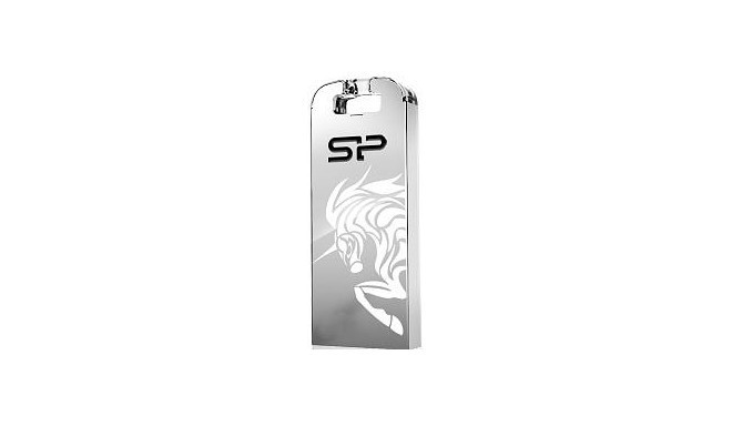 Silicon Power флешка 16GB Touch T03 Horse Limited Edition, серебристый