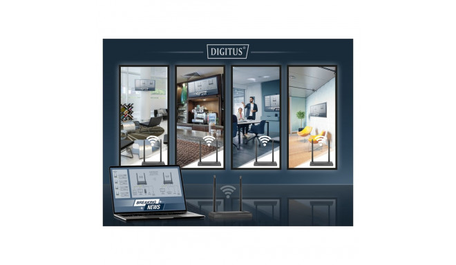 "DIGITUS Wireless HDMI Extender Set bis 150m 4K/30Hz"