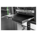 "DIGITUS Schublade 1HE 483mm schwarz abschließbar"