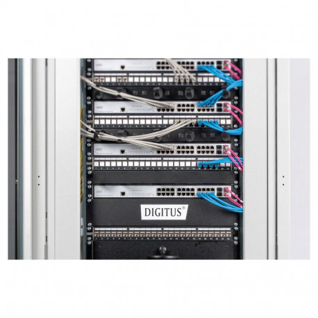 "DIGITUS Abdeckplatte 1HE Blindabdeckung 483mm schwarz"