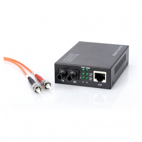 "DIGITUS Medienkonverter Gigabit Multimode RJ45/ST"