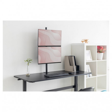 DIGITUS kahe monitori vertikaalne hoidik, 2x 32", 2x 8 kg