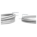 "DIGITUS CAT 6 U/FTP Slim Patchkabel 10m grau"