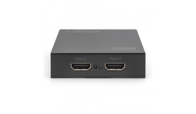 "DIGITUS Splitter HDMI 1x2 4K bis zu 2Monitore schwarz"
