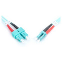 "DIGITUS LWL Patchkabel LC -> SC 3.00m Multimode Duplex OM3"