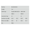 "DIGITUS LWL Patchkabel LC -> LC 5.00m Multimode Duplex OM3"