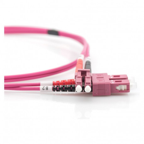 "DIGITUS LWL Patchkabel LC -> SC 5.00m Multimode Duplex OM4"