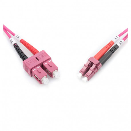 "DIGITUS LWL Patchkabel LC -> SC 10.00m Multimode Duplex OM4"