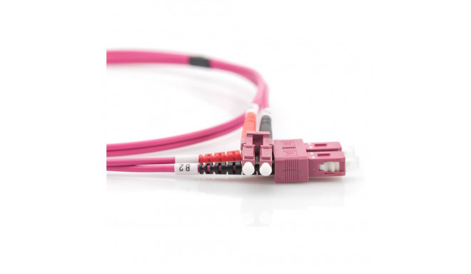 Digitus LC -> SC 3.00m Multimode Duplex OM4 valguskaabli ühenduskaabel