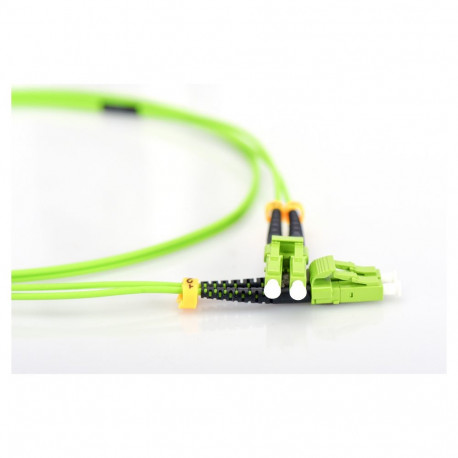 "DIGITUS LWL Patchkabel LC -> LC 1.00m Multimode Duplex OM5"