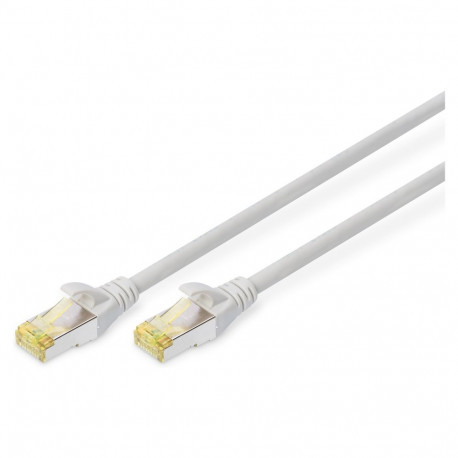 DIGITUS Cat6a S/FTP 2xRJ45 3.0m hall lukustuskaitsega patš-kaabel kilekotis