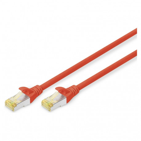 DIGITUS CAT 6A S/FTP patch-kaabel, 0,5m, punane