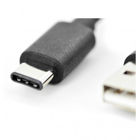 DIGITUS USB 2.0 ühenduskaabel tüüp C - A St/St 1.0m, must