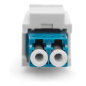 "DIGITUS LWL Kupplung LC->LC Singlemode Duplex Keystone-Modul"