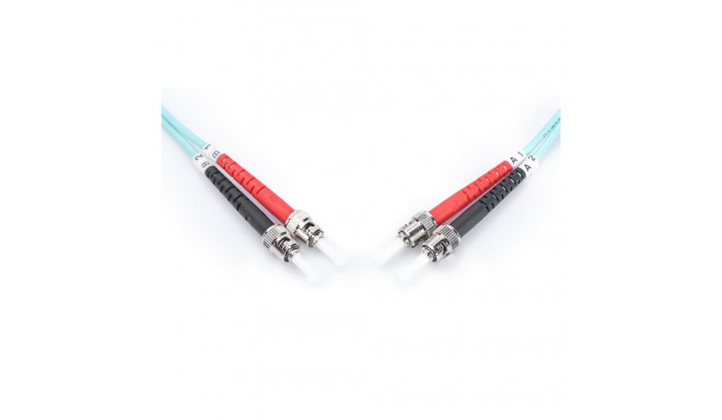 DIGITUS optiline patch-kaabel ST -> ST 3.00m Multimode Duplex OM3