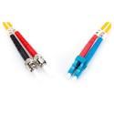 "DIGITUS LWL Patchkabel LC -> ST 2.00m Singlemode Duplex OS2"