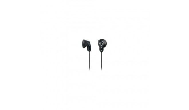 Sony nööpkõrvaklapid MDR-E 9 LPB, must-läbipaistev