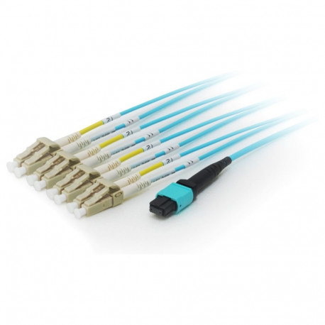 "Equip MTP/LC Trunk Fiber Patch Cord OM4 M/M 20.00m Polybeutel"