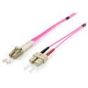 Equip LC-SC 1.00m Multimode Duplex OM4 violetne valguskaabel kilekotis