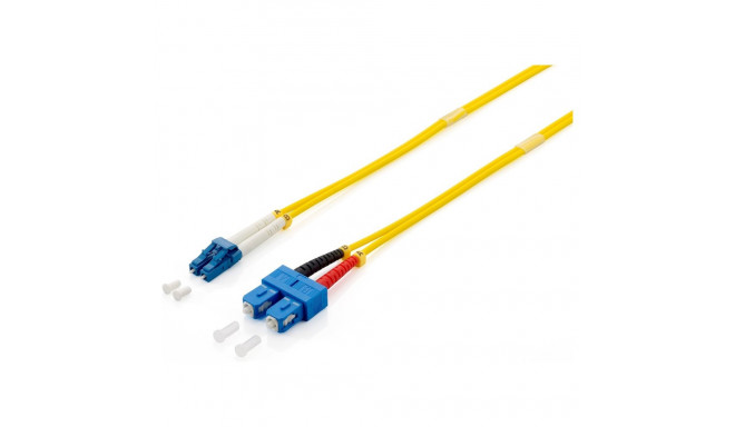 "Equip LWL Patchkabel LC->SC 2.00m Singlemode Duplex OS2 ge Polybeutel"