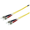 Equip optiline patch-kaabel ST->ST 5.00m Singlemode Duplex OS2 kollane kilekott