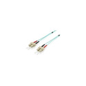 "Equip LWL Patchkabel SC->SC 3.00m Multimode Duplex OM3 turq Polybeutel"
