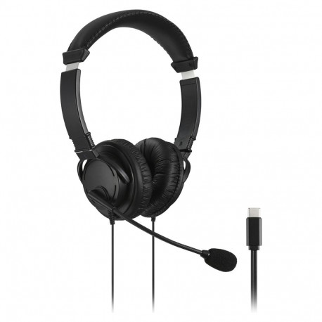 "Kensington Headset Hi-Fi mit Mikrofon. USB-C schwarz"