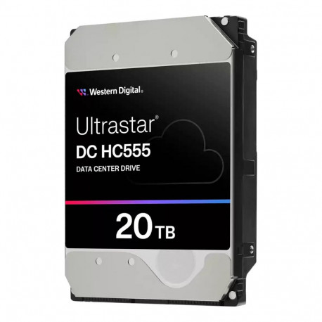20TB WD Ultrastar DC HC555 7200RPM 512MB ettevõtteklassi