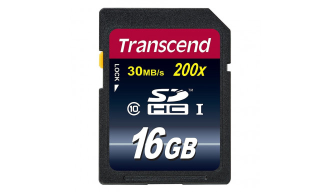 Transcend 16GB SDHC kaart (Class10)