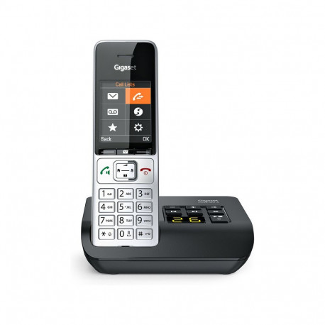 "GIGASET COMFORT 500A silber / schwarz 5.8 cm 2.2 Zoll TFT Farbdisplay Anrufbeantworter Freisprechen