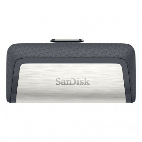 Sandisk mälupulk Ultra Dual Drive 256GB USB 3.1 Type-A/Type-C, must/hõbe