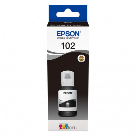 "Epson Tinte 102 EcoTank C13T03R140 Schwarz bis zu 7.500 Seiten"