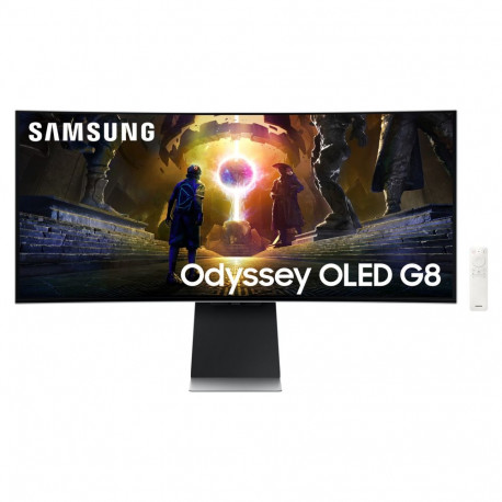 86,4cm/34" (3440x1440) Samsung Odyssey G8 LS34DG850SUXEN 21:9 OLED 0,03ms 175Hz Micro-HDMI Mini-Disp
