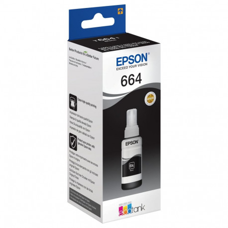 "Epson Tinte1LB T6641 ink cartridge black 70ml 1-pack (A)"