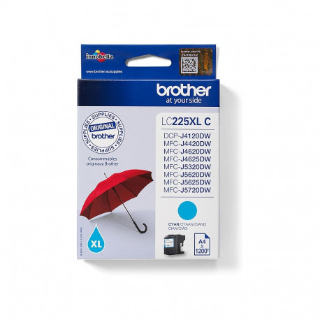 "Brother LC-225XLC Cyan"