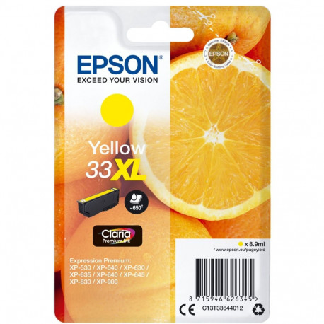 "Epson 33XL yellow NEUE VERPACKUNG"