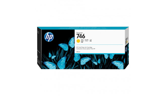 HP tindikassett 746 P2V79A, kollane