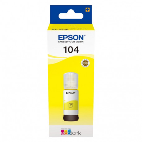 "Epson Tinte 104 EcoTank C13T00P440 Gelb bis zu 7.500 Seiten"