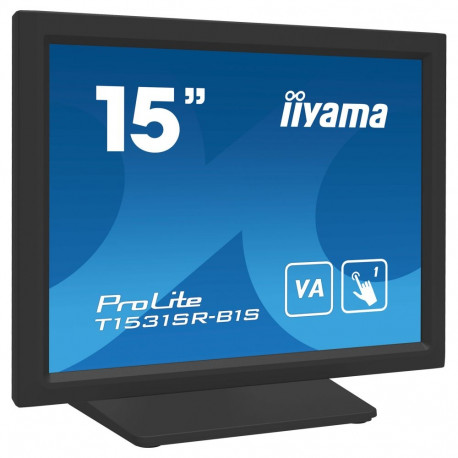 "IIYAMA 38.0cm (15"") T1531SR-B1S 4:3 Touch HDMI+DP VA retail"