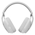 "Logitech Zone Vibe 100 Headset full size Bluetooth wireless off-white"
