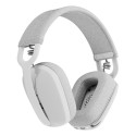 "Logitech Zone Vibe 100 Headset full size Bluetooth wireless off-white"