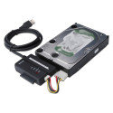 "DIGITUS HDD-Adapterkabel USB3.0 -> SATAII + 3.5"" IDE"
