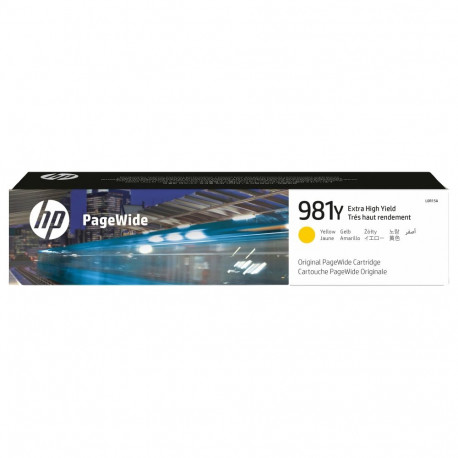 "HP 981Y original Extra High Yield Yellow PageWide Cartridge L0R15A"