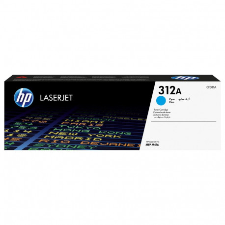 "HP 312A original Toner cartridge CF381A cyan standard capacity 2.700 pages 1-pack"