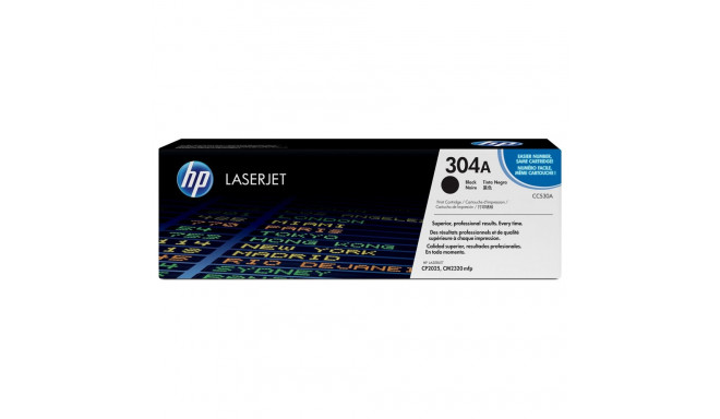 "HP 304A original Colour LaserJet Toner cartridge CC530A black standard capacity 3.500 pages 1-pack 
