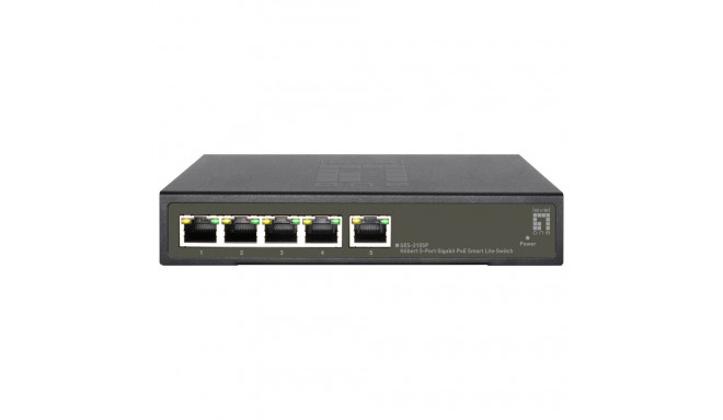"Switch 5x GE GES-2105P Hilbert 60W 4xPoE+"