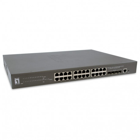 GTP-2871 24x GE 4x10GSFP+ 19" 400W 24xPoE+ võrgulüliti
